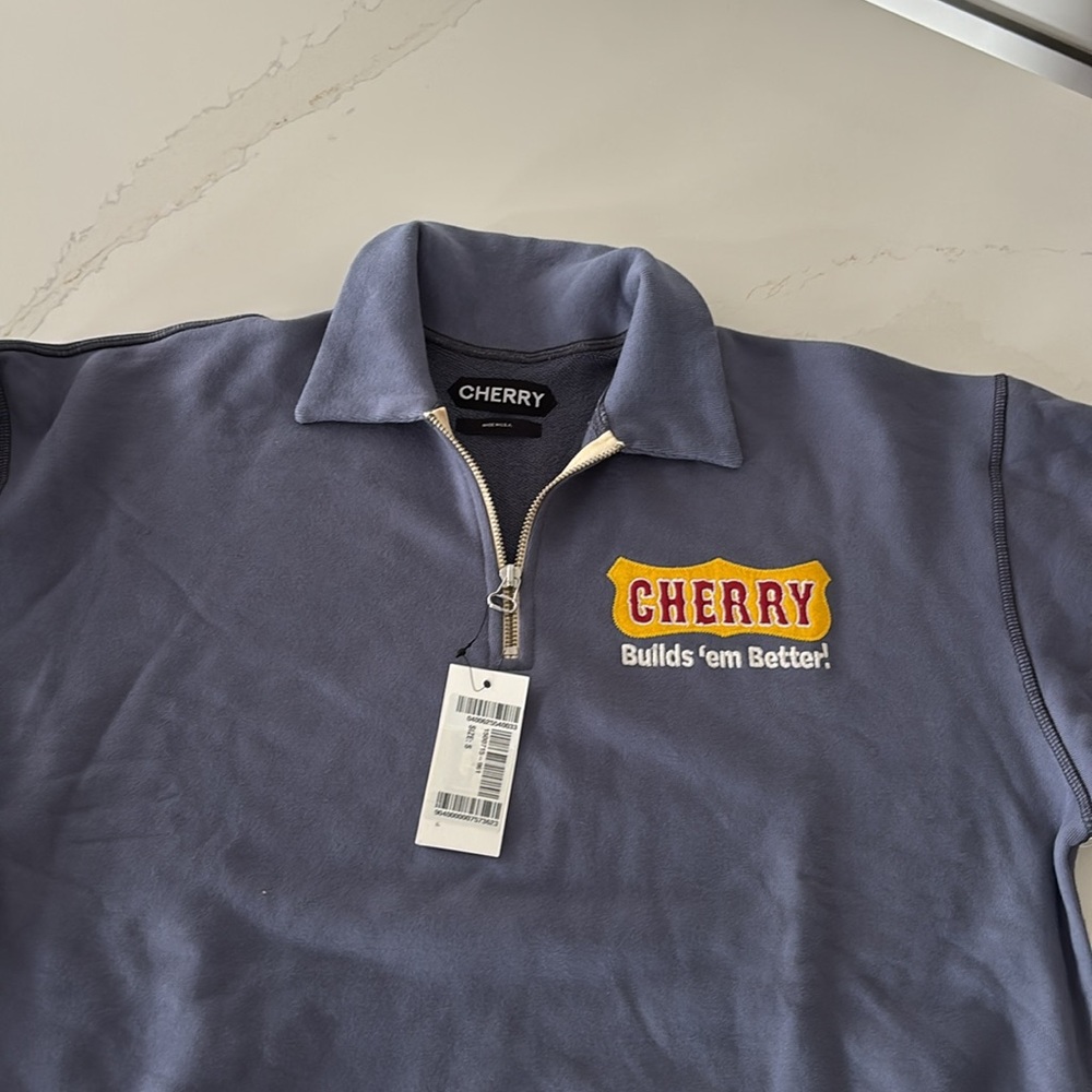 Cherry LA Logo Half Zip Sweastshirt - Picture 9 of 15